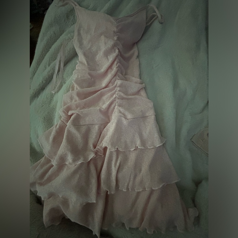 Light pink flowy dress